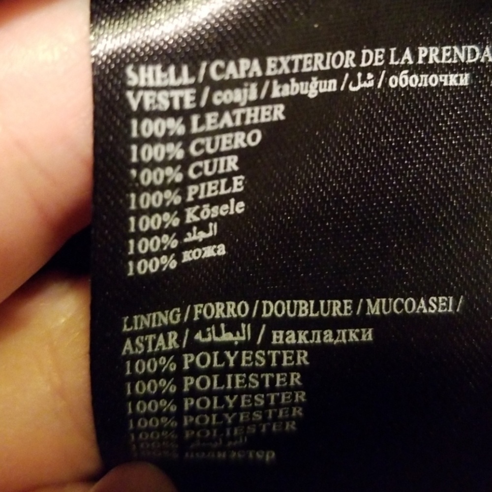 Bebe genuine leather jacket - Picture 5 of 6